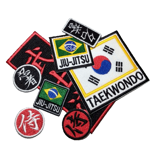 PER001 - Patch Bordado Personalizado 20 Bandeiras 5,7x3,8 cm.