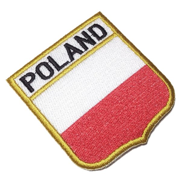 Bandeira Polônia BEIN018 Patch Bordado para Uniforme Camisa