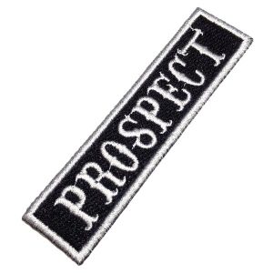 Prospect NT0529T Patch Bordado Título Para Colete Moto Clube