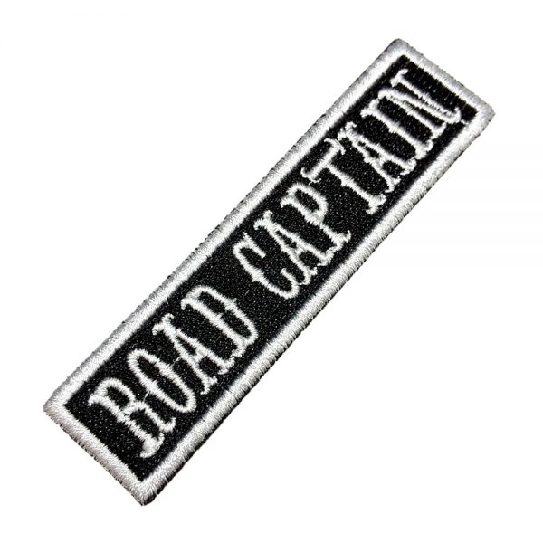 Road Captain Patch Bordado Título Para Colete Moto Clube
