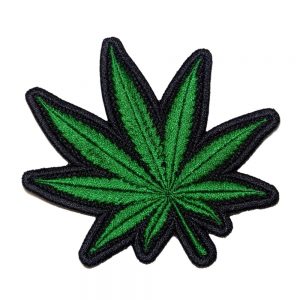 Marijuana Cannabis Medicinal Patch Bordado Para Roupa Camisa