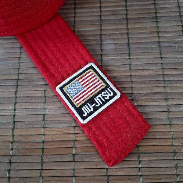 ATM152Tx2 Jiu-Jitsu Bandeira EUA Patch Bordado Termo Adesivo - Imagem 2