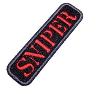 Sniper Patch Bordado Para Colete Moto Jaqueta Camisa Roupa