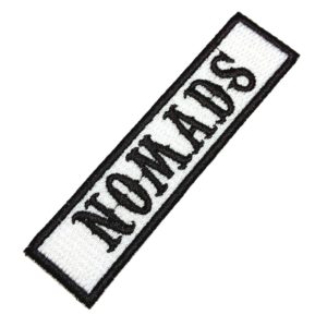 Nomads NT0520T Patch Bordado Título Para Colete Moto Clube