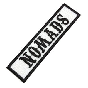 Nomads NT0520T Patch Bordado Título Para Colete Moto Clube