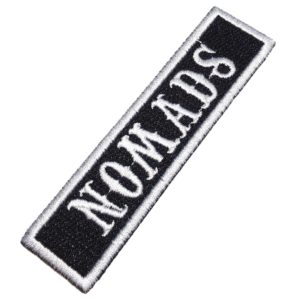 Nomads Patch Bordado Título Para Colete Moto Clube