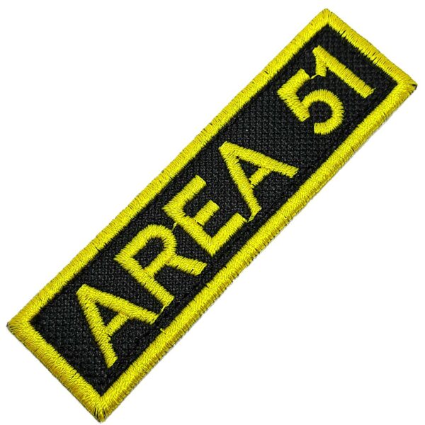 Área 51 Alien ET UFO OVNI Patch Bordado Para Uniforme Camisa