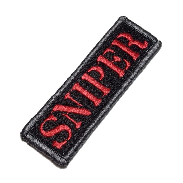 Sniper Patch Bordado Para Boné Uniforme Jaqueta Camisa Roupa
