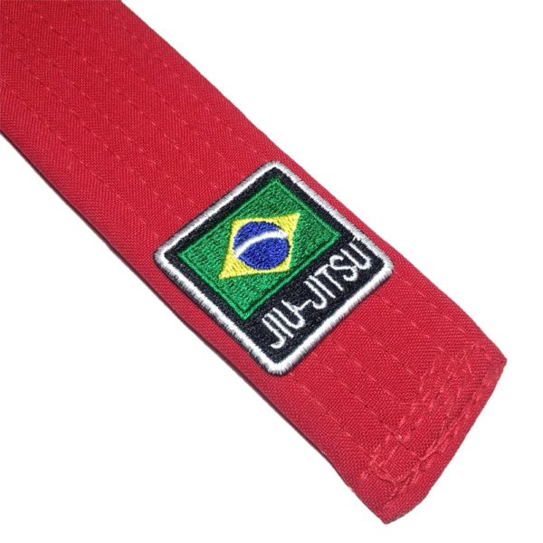 ATM091T 12 Jiu-Jitsu Bandeira Brasil Patch Bordado Termocola - Imagem 2