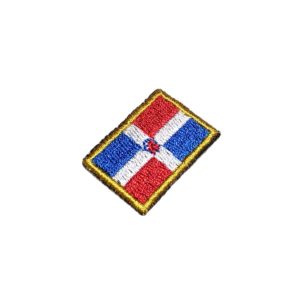 Bandeira República Dominicana Patch Bordado Para Uniforme