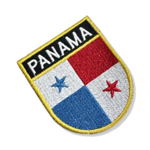 Bandeira País Panamá Patch Bordado Para Camisa Uniforme