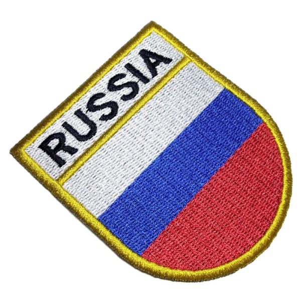 Bandeira País Rússia Patch Bordado Para Roupas Uniforme Boné