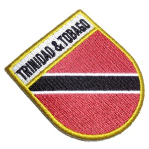 Bandeira País Trinidad e Tobago Patch Bordado Para Roupas