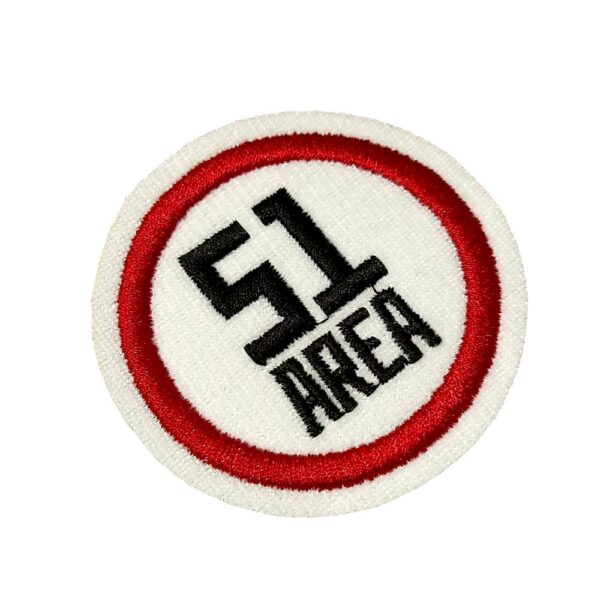 M0135T01 Área 51 Alien Atividade Patch Bordado Termo Adesivo