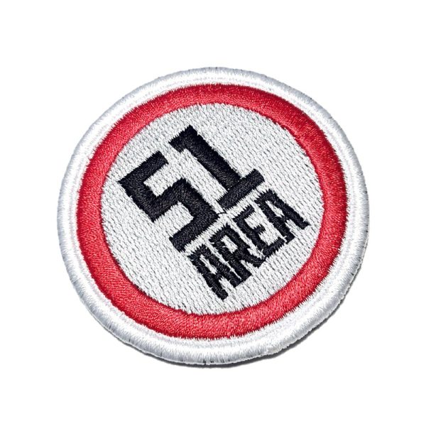 Área 51 Alien Activity UFO OVNI Patch Bordado Fecho Contato