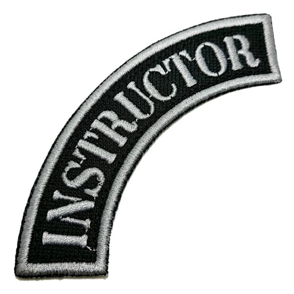 M0098T02 Instructor Patch Bordado aplicar com ferro quente