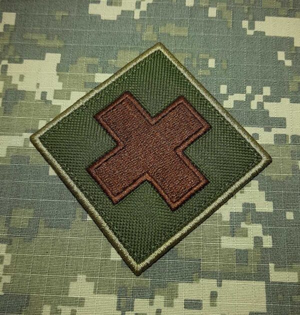 M0049T03 Cruz Vermelha Patch Bordado Termo Adesivo Costura - Imagem 2