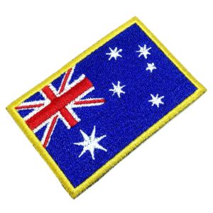 Bandeira Austrália Patch Bordado Para Uniforme Camisa Kimono