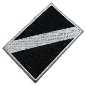 Bandeira Mergulho Patch Bordado Para Uniforme Camisa Mochila