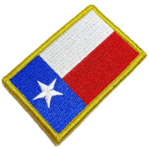 Bandeira Estado Texas EUA Patch Bordada Fecho Contato