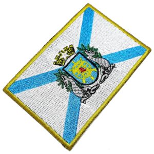 Bandeira Estado Guanabara Brasil Patch Bordada Termo Adesivo