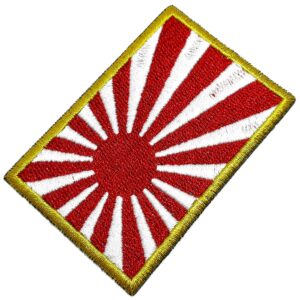 Bandeira País Japão Patch Bordada Termo Adesivo Para Camisa