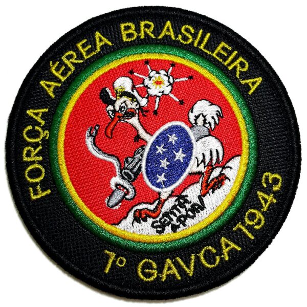 FAB Senta Púa 2ª Guerra Mundial Patch Bordado Fecho Contato