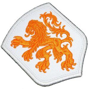 Escudo Brasão Países Baixos Patch Bordado Para Camisa Roupa