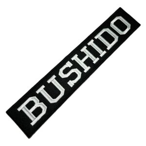 Bushido Arte Marcial Patch Bordado Termo Adesivo Para Kimono