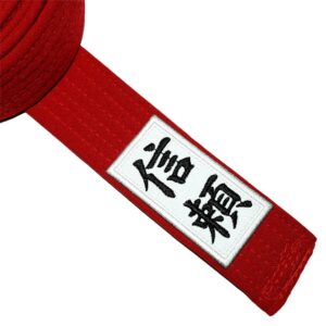Confiança Kanji Patch Bordado Termo Adesivo Para Kimono