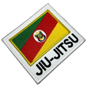 Jiu-Jitsu Rio Grande do Sul Patch Bordado Termo Adesivo