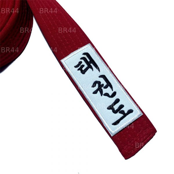 Taekwondo patch bordado passar a ferro ou costura no kimono - Imagem 3