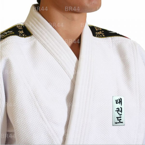 Taekwondo patch bordado passar a ferro ou costura no kimono - Imagem 2