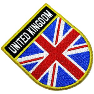 Bandeira Reino Unido Patch Bordada passar a ferro ou costura