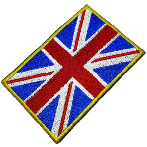 Bandeira Reino Unido Patch Bordada passar a ferro ou costura