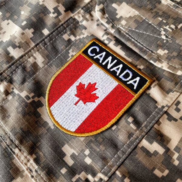 Bandeira país Canada Patch Bordada passar a ferro ou costura - Imagem 3