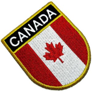 Bandeira país Canada Patch Bordada passar a ferro ou costura