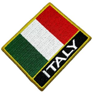Bandeira país Itália Patch Bordada passar a ferro ou costura
