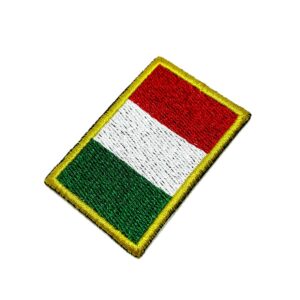 Bandeira país Itália Patch Bordada passar a ferro ou costura