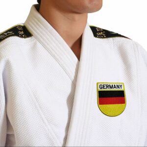 Bandeira país Alemanha Patch Bordada passar a ferro, costura