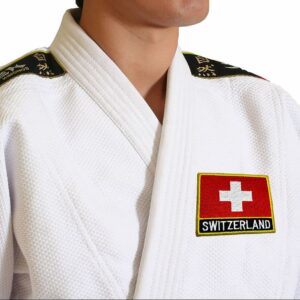 Bandeira país Suíça patch bordada, passar a ferro ou costura