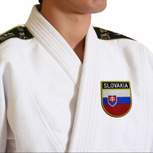 Bandeira país Eslovaquia Patch Bordada passar ferro, costura