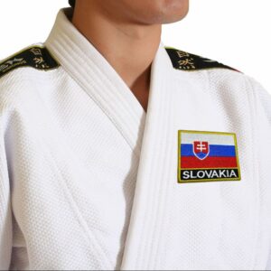 Bandeira país Eslovaquia Patch Bordada passar ferro, costura