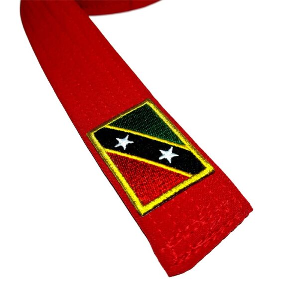 Bandeira São Cristóvão e Névis Patch Bordada, passar a ferro - Imagem 2