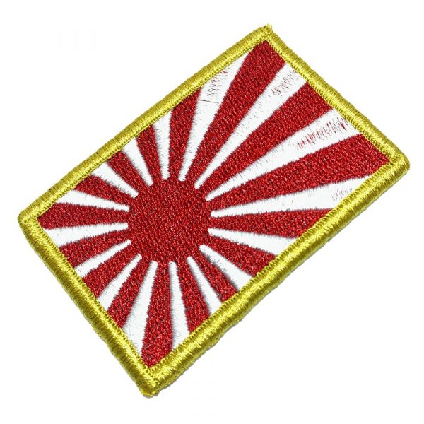Bandeira Japão Imperial Patch Bordada Fecho Contato Gancho