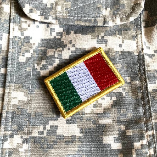 BP0030V11 Bandeira Italia Patch Bordada Com Fecho de Contato - Imagem 2