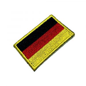 BP0081T11 Bandeira Alemanha Patch Bordado Termo Adesivo