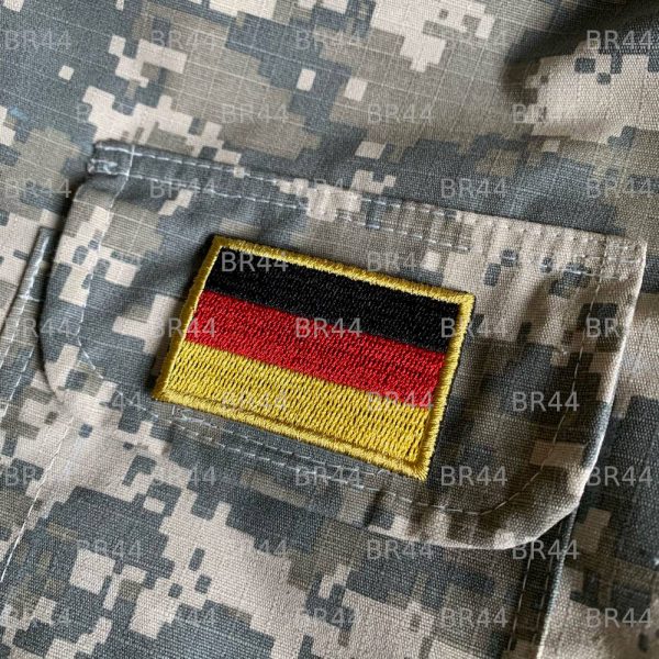 BP0081T11 Bandeira Alemanha Patch Bordado Termo Adesivo - Imagem 2