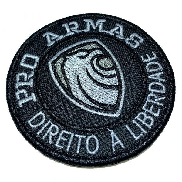 DPA006V 02 Pró Armas patch bordado Com Fecho Contato Gancho