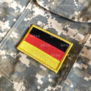 BP0081V 01 Bandeira Alemanha Patch Bordada Fecho de Contato